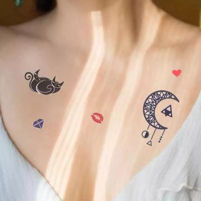 China Temporary New Mini Herbal Tattoo Stickers Waterproof Sweat Plant Juice Women Men Semi-Permanent Water Proof Long Lasting Temporary Tattoo for sale