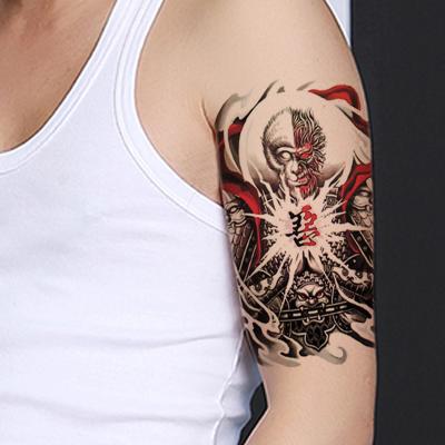 China Temporary Customize Semi-permanent Temporary Waterproof Simulation Tattoo Stickers Skull Character Male Female Flower Arm Tattoo Stickers for sale