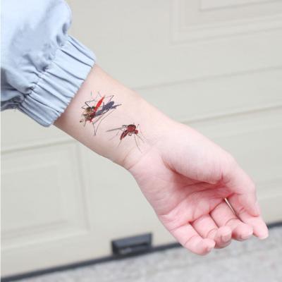 China Temporary Wholesale 2023 New Halloween Terror Waterproof Tattoo Sticker Men Scorpion Spider Animal Temporary Tattoo Sticker For Man for sale