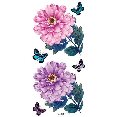 China Temporary Adult Arm Dragon Lotus Sticker Colored Body 3d Color Printing Tattoo Sticker Arm Tattoo Flower Butterfly Tattoo Sticker for sale