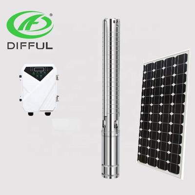 China Drinking Water Treatment Solar Submersible Water Pump for Drip Agriculture Irrigation in Uganda for sale