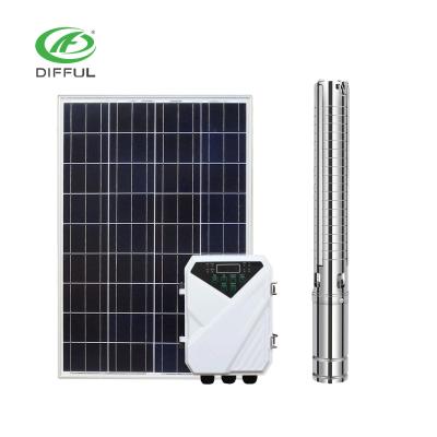 China Irrigation and Agriculture 3inch DC Solar Deep Well Water Pump Solar Pumps for Agriculture for sale