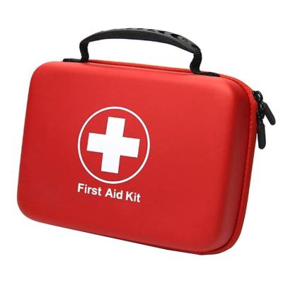 China Portable Compact First Aid Travel Kit Designed for family emergency care. Waterproof EVA Case and bag is ideal for car boat school home camp for sale