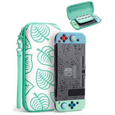 China Lightweight Carrying Case For Nintendo Switch The New Switch Console Sturdy Durable Protective Case Leaf Crossover Travel Case for sale