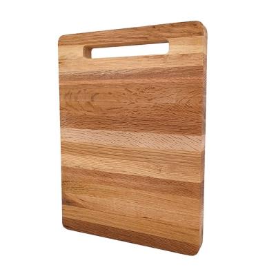 China Sustainable Universal Large Oak Wood Serving Board Cutting Board Chopper For Meat Cheese Bread Vegetables &Fruits for sale