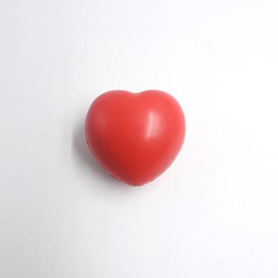 China Wholesale High Quality Heart Shape Soft Stress Logo Custom Made For Adult /kids PU Foam Stress Ball Release Ball for sale