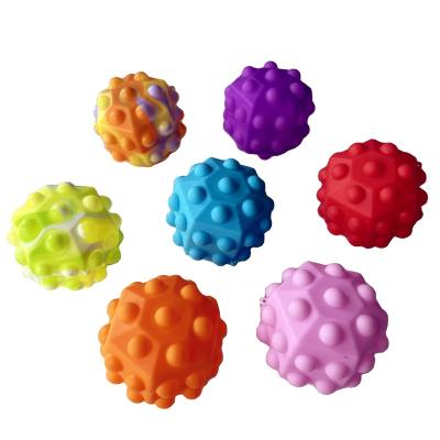 China 2022 square shape bubble shape soft silicon bubble rubber ball stress ball bubble relief toys Squeeze stress ball for sale