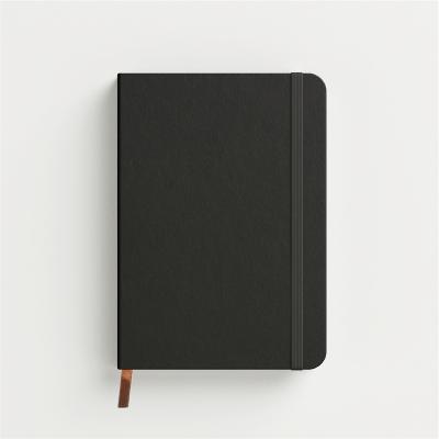 China Factory direct printed black blue red thick paper ladies diary A5 lined notebook with hot gold foil logo for sale