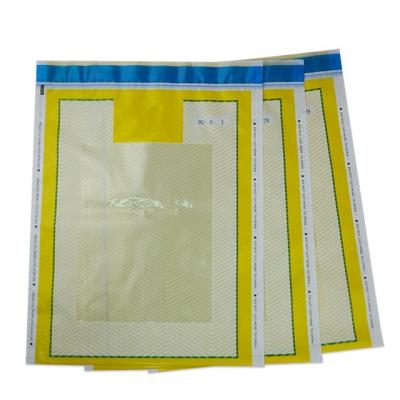 China OEM Styles Custom Made Luyuan Bank Envelope Tamper Puncture Proof Poly Bag for sale