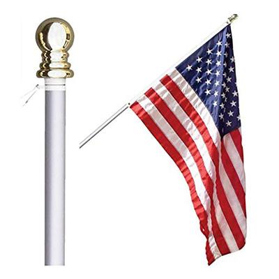 China Health care institute high end aluminum flag pole light weight and durable rust and corrosion resistant flag pole for sale