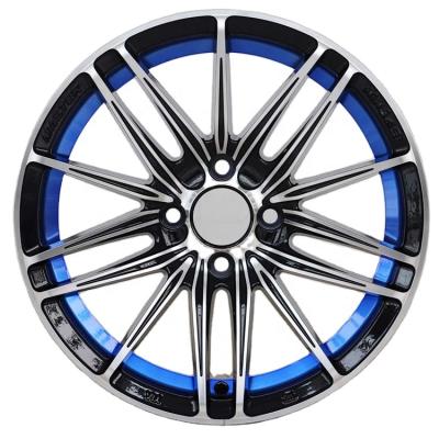 China ALLOY 20 22 inch red blue monoblock forged wheels rims 5 holes forged alloy wheels for sale