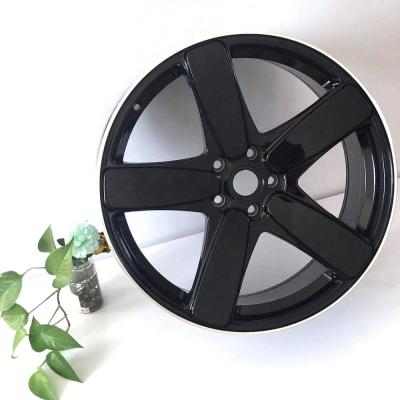 China ALLOY Red Alloy Turning Wheel 22inch Rims With High Quality à venda