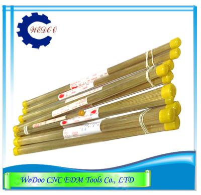 China Single Hole EDM Brass Tube 1.5x400mmL EDM Electrode Brass Pipe EDM Dril Parts for sale