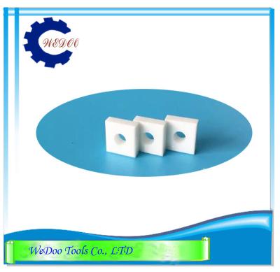 China 17EC80A703White Makino EDM Spare Parts Cutter Unit Ceramic 12.7x12.7x4.75TXID4.9 for sale