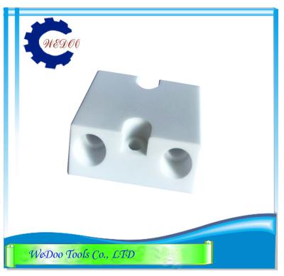 China White Makino EDM Spacer Parts Ceramic Plate 33EC095A401=3 Isolator 47.4x40x18.5 for sale