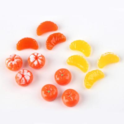 China Worldwide 10mm mini earring resin cabochon cute diy simulation accessories cute diy orange resin cabochon for sale