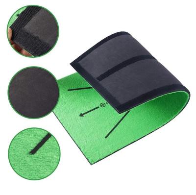 China Crystal velvet and material golf training mat, swing detection dive batting, analysis and correct your swing path for sale