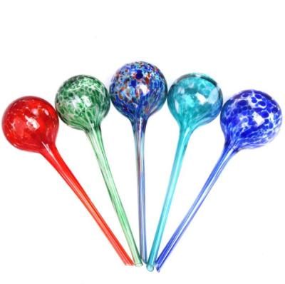 China Glass Sprinkler Globe Set , Colored Hand-Blown Glass Factory Water System for sale