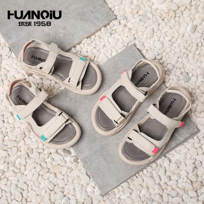 China HA135 HUANQIU Women Skin-friendly / Breathable Eva Anti Slippery Fashion Flat Sandals Specially Desigs For Ladies for sale