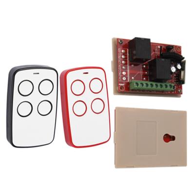 China Home Automation Radio Controller 433MHz Dual Channel Auto Door Remote Control Kit for sale