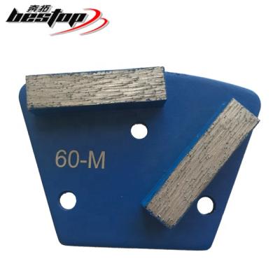 China For Concrete Floor Grinding Cheap Price Double Segments Diamond Concrete Floor Grinding Plate for sale