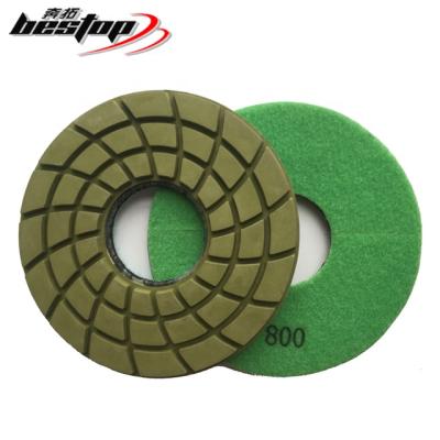 China Concrete Grinding Floor Durable Diamond Polishing Pad 180mm for sale