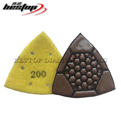 China Polishing Stone Diamond Polishing Pad Dry Concrete 80x80x80mm for sale