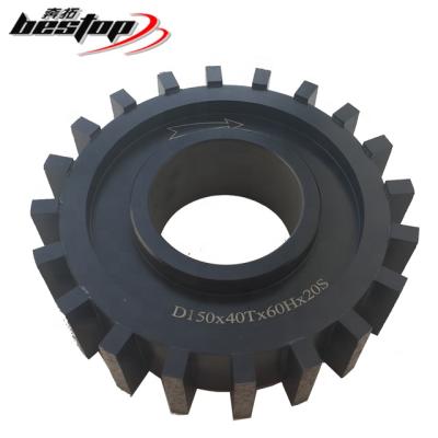 China High Performance D150mm Diamond Calibrating Wheel for Granite and Marble Stone for sale