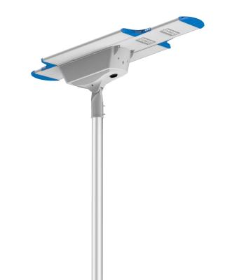 China 210 lm/W 120W IP66 Integrated Intelligent Solar LED Street Light TUV CB CE SAA Approved Solar Lighting All in one solar LED street light solar powered LED street light à venda