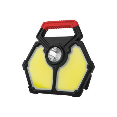 China IP54 Waterproof COB Function 60W 5500lm Rechargeable Mains Lighting Magnetic LED Flood Light With Emergency Power Supply for sale