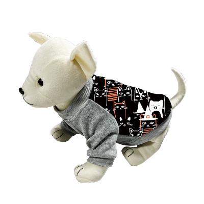 China Wholesale Custom Stocked HUASONG Cat Small Dog Winter Clothes Dog Clothes Pet Hoodie Clothes for sale