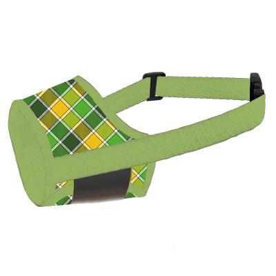 China Dog Muzzle Pattern Padded Adjustable Sublimation Mesh Walk Dog Muzzle For Dogs for sale