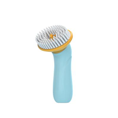 China Wholesale Stocked Soft Pet Bath Brush Silicone Wash Dog Bathing Tool Massage Shower Grooming Brushes For Dogs for sale