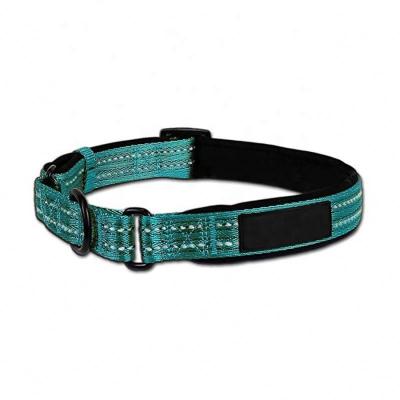 China Sustainable Adventure Martingale Dog Collar with Reflective Stitching Neoprene Filling for sale