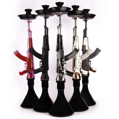 China Hot Selling Brand Shesha Custom Ak 47 Hookah Classic AK-47 Shisha Shape Hookah For Hookah Shisha for sale