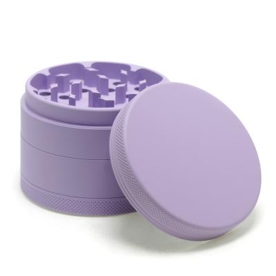 China New Arrival Kitchen Spice Salt Silicone Grinder Coating Herb Grinder 2.5inch Tobacco Grinder for sale