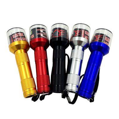 China Wholesale Flashlight Shaped Herb Grinder Aluminum Alloy Electric Spice Grinder Kitchen Spice Salt Grinder for sale