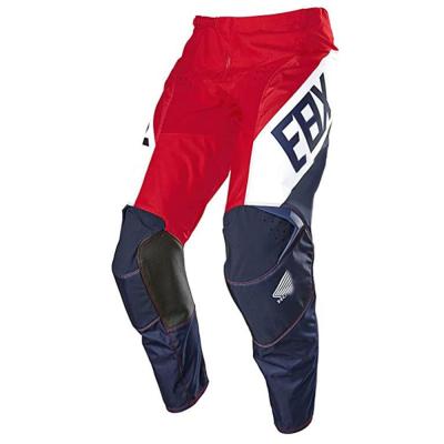 China Red Breathable Anti-UV Customize Own Design CAD Motorcycle Wear MX Motocross Pants for sale