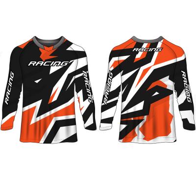 China Cool Breathable New Design White Sublimation Motocross Tank Tops And Pants Racing Sports Motorcycle Wear Customize MTB CAD Tank Tops for sale