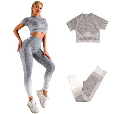 China Women's Breathable And Quick-drying Breathable Yoga Clothes Sports Yoga Running Set for sale