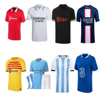 China Shirts & 2023 Quality Argentina Soccer Shirts World 2023 Model Uniform Tank Tops New 2023 Thai Version Player Tops Soccer Jersey Cups for sale