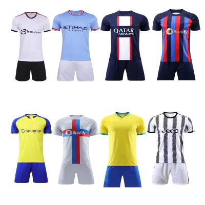 China Shirts & Complete Newest Design 2023 Adult Custom Soccer Uniform Child 2024 Club Football Uniform Team Soccer Wear Kids Soccer Jersey for sale