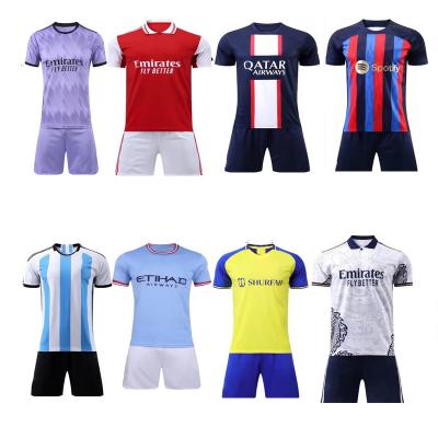 China Shirts & Main 2023 2024 cheap wholesale 2023 soccer wear club soccer clothing thailand soccer uniform soccer kit jersey manufacturer sets for sale