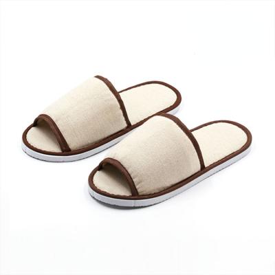 China Non-slip Open Toe Hotel Slippers Luxury Hotel Slippers Disposable Slippers for sale