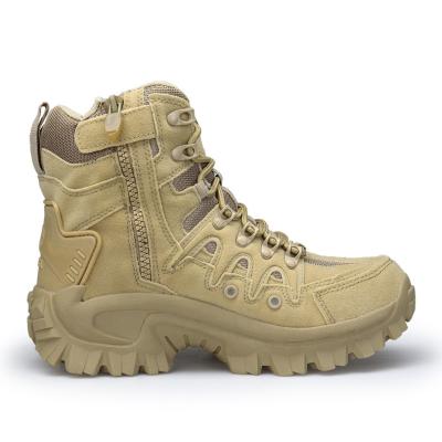 China Men's Combat Desert Hiking Boots Anti-slippery Boot Men's Suede Boots Winter Safety Boots for sale