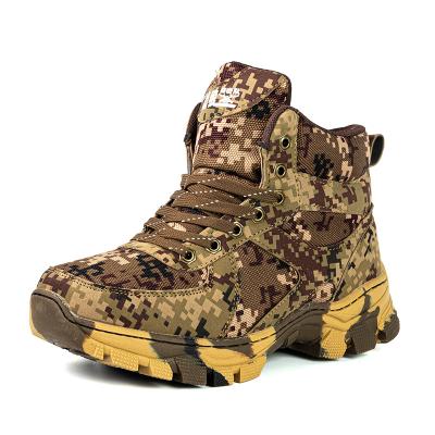 China Anti-Smell Lace Up Olive Green Combat Boots Mens Camouflage Boots Mens Outdoor Boots for sale