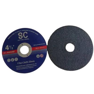 China 115*1.2*22mm SC brand cutting disc for metal F24-30 for sale