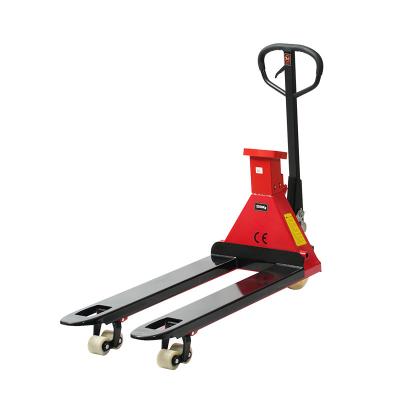 China SINOLIFT BFW Series Capacity 2000~3000Kg Scale Hand Pallet Truck Scale Pallet Jack With Painting Weighing Scale for sale