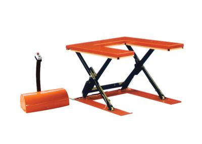 China HU Series Electric U Shaped Stationary Lift Table Loading Capacity 600-1500Kg for sale