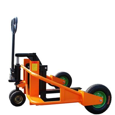 China NPT Series Hydraulic Manual Terrain Pallet Truck Load Capacity 1100 Kg for sale